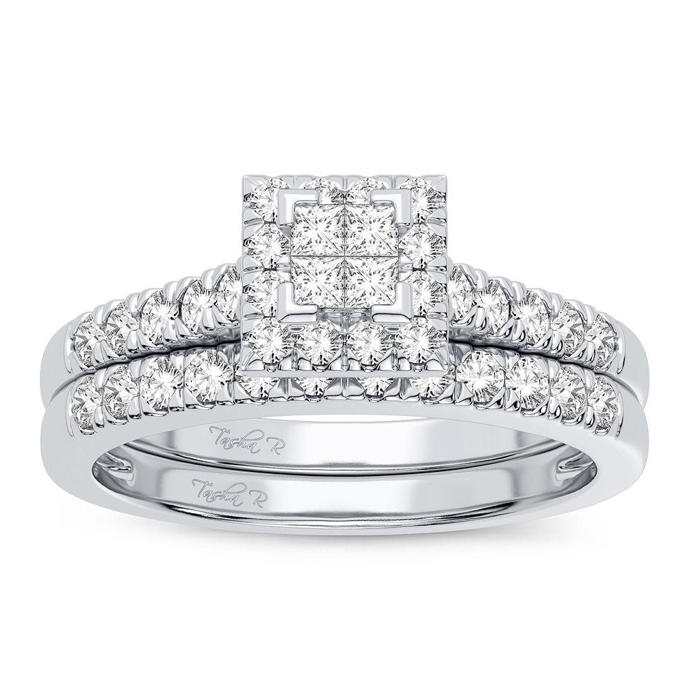 Timeless 14k White Gold Lab Diamond Bridal Ring (0.50 CT)