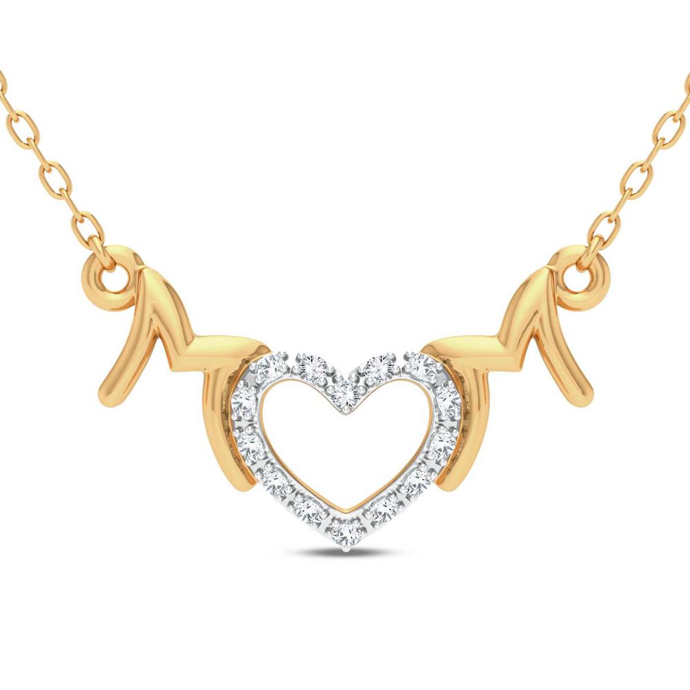 10K 0.06ct Diamond Necklace