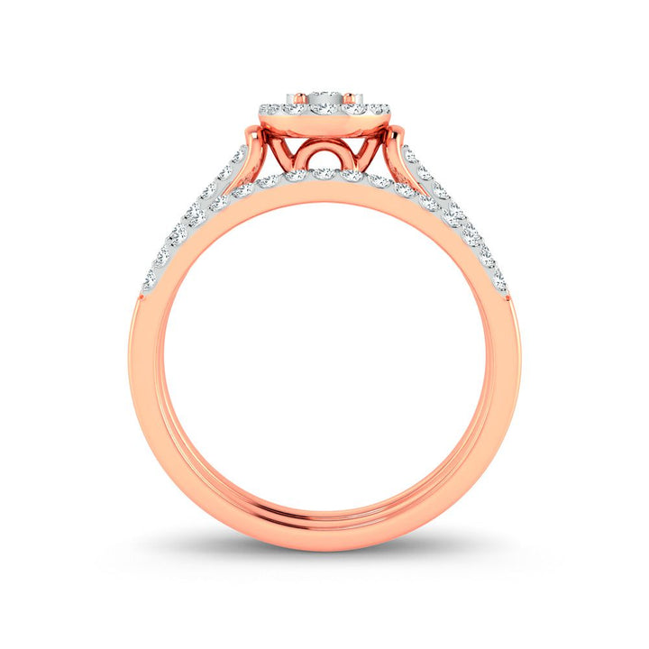 10K 0.34ct Diamond Bridal Ring