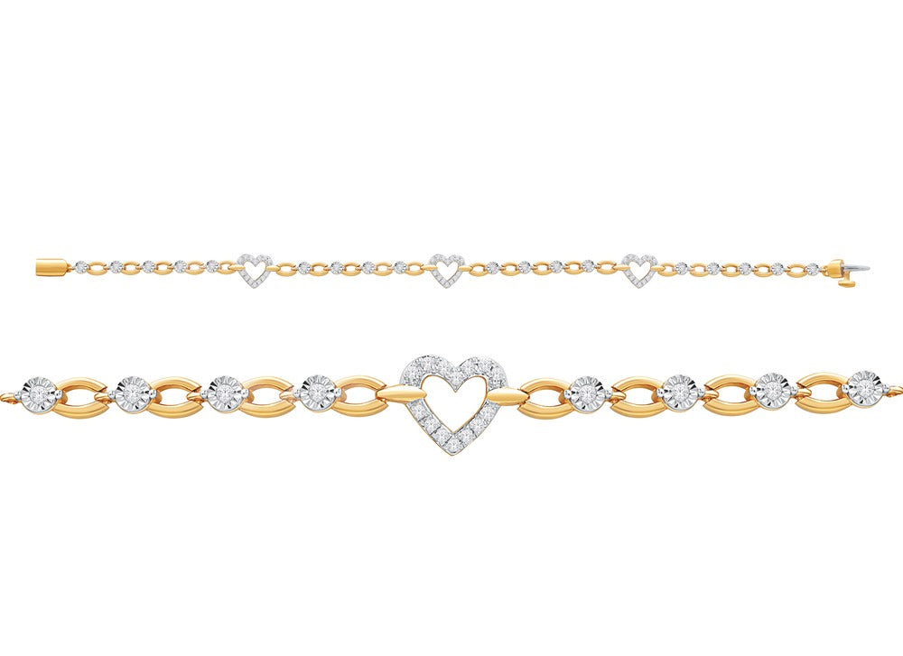 10K 0.50ct Diamond Bracelet