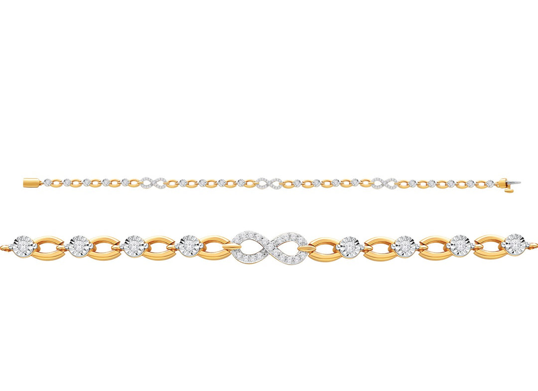 10K 0.50ct Diamond Bracelet