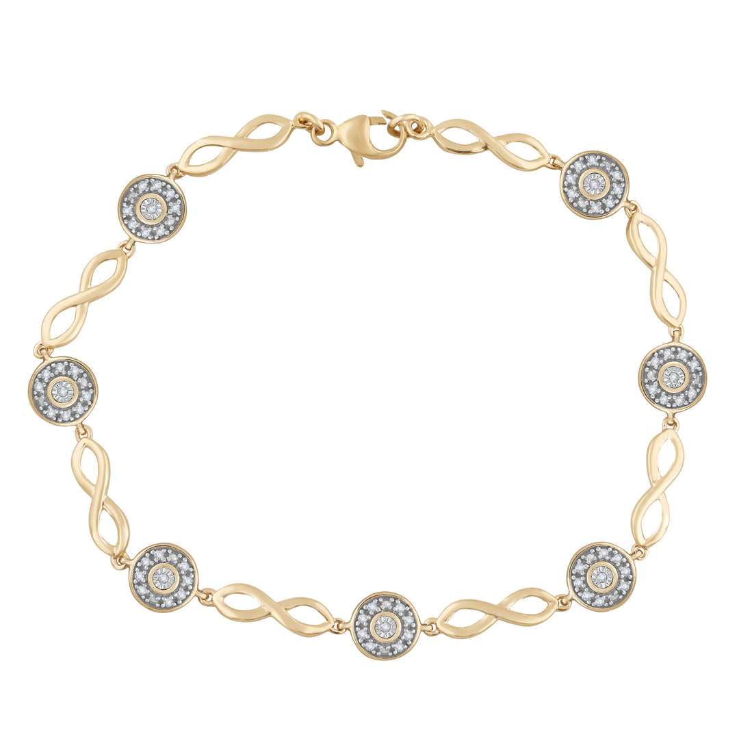 10K 0.25ct Diamond Bracelet