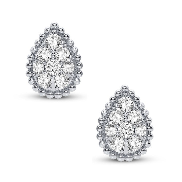 14k White Gold Lab-Grown Diamond Stud Earrings (0.62 CT)