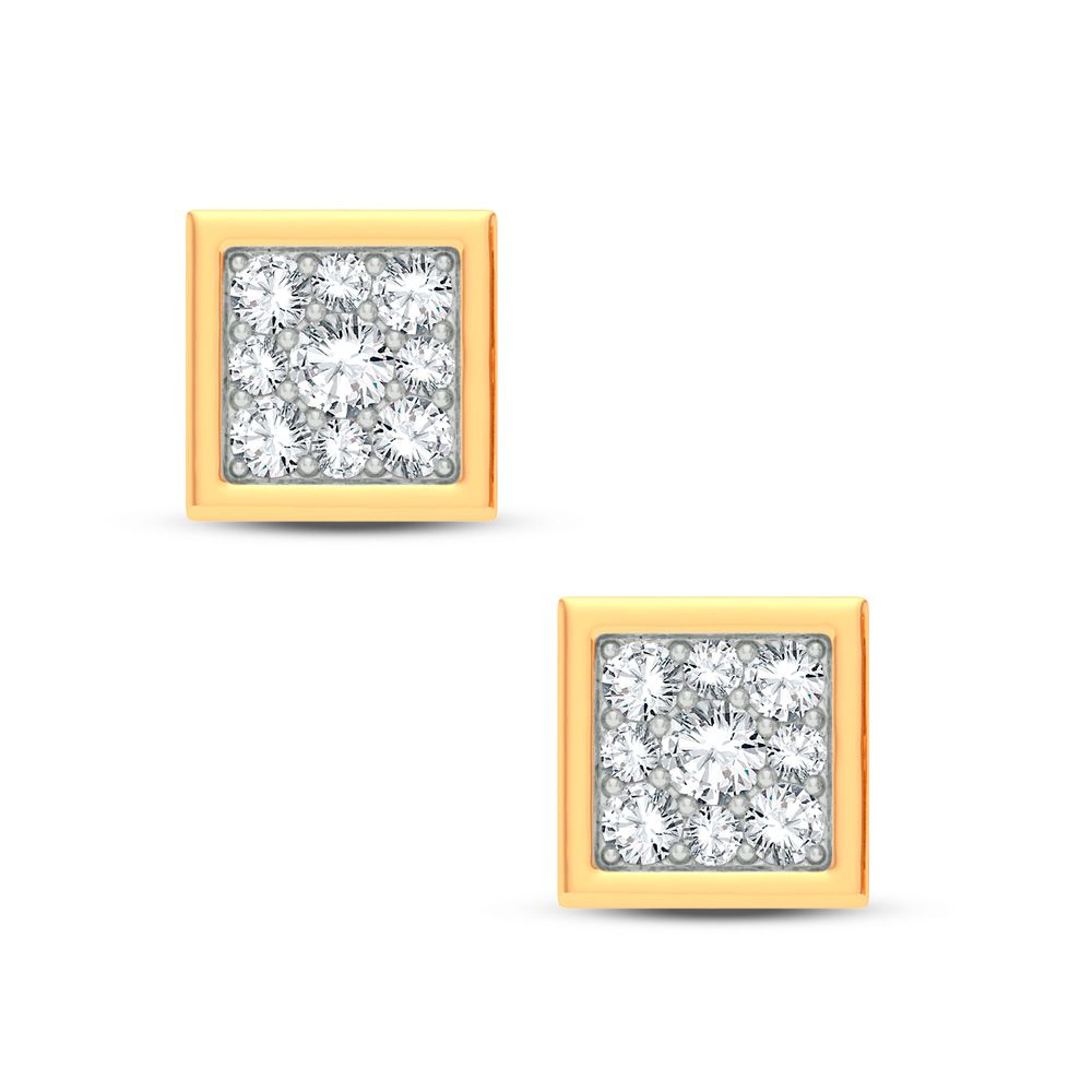 14k Yellow Gold Lab Diamond Stud Earrings (0.5 CT)