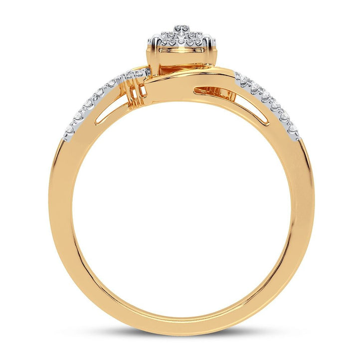 10K 0.15CT DIAMOND RING