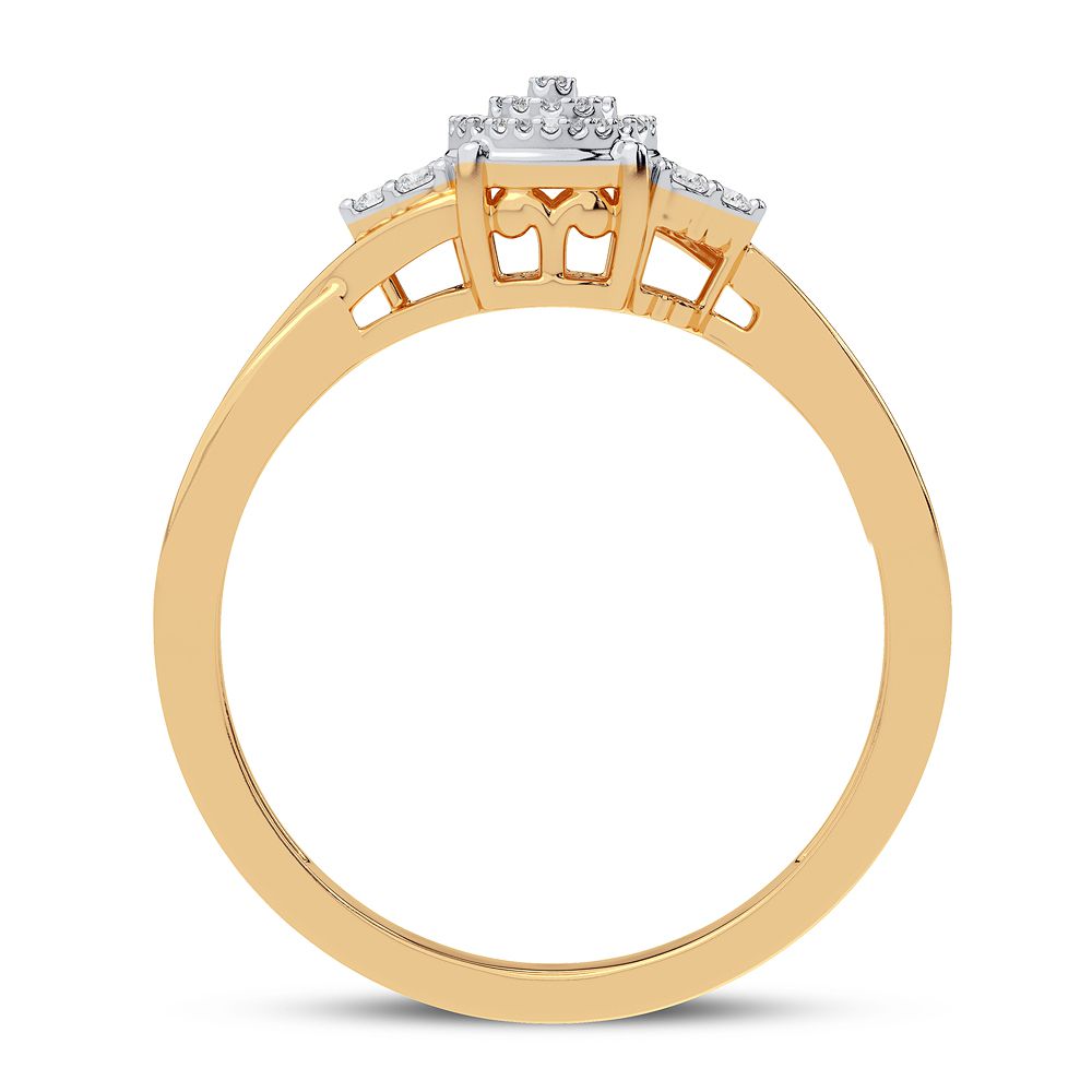 10K 0.15CT DIAMOND RING