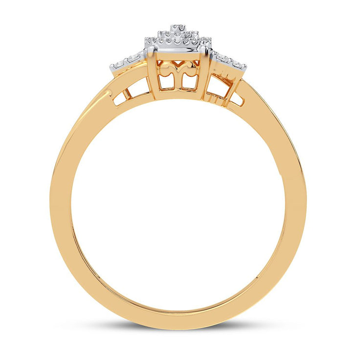 10K 0.15CT DIAMOND RING