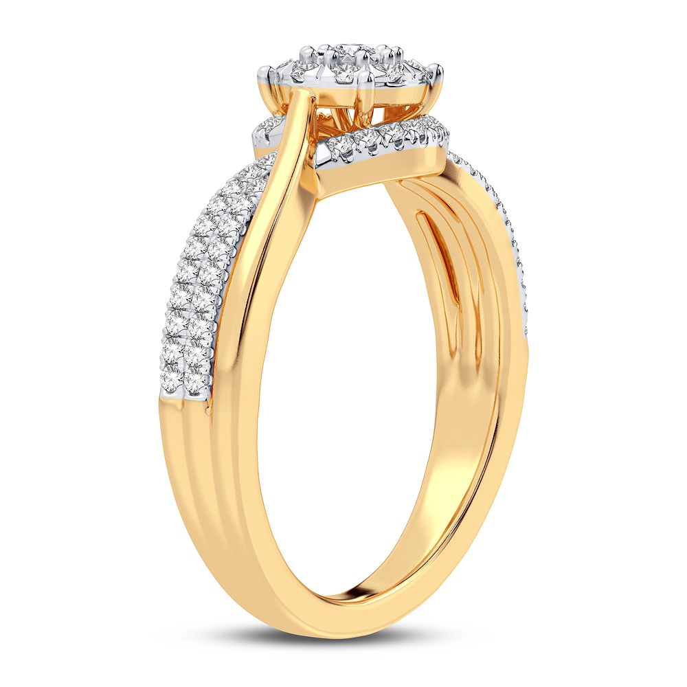 10K 0.33CT DIAMOND RING