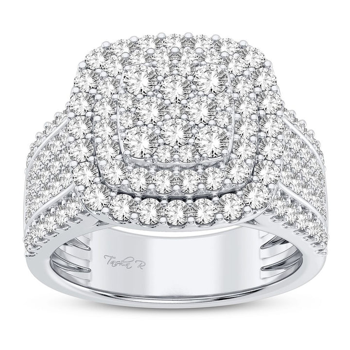 Sparkling 1.50CT Lab Diamond Womens White Gold Ring