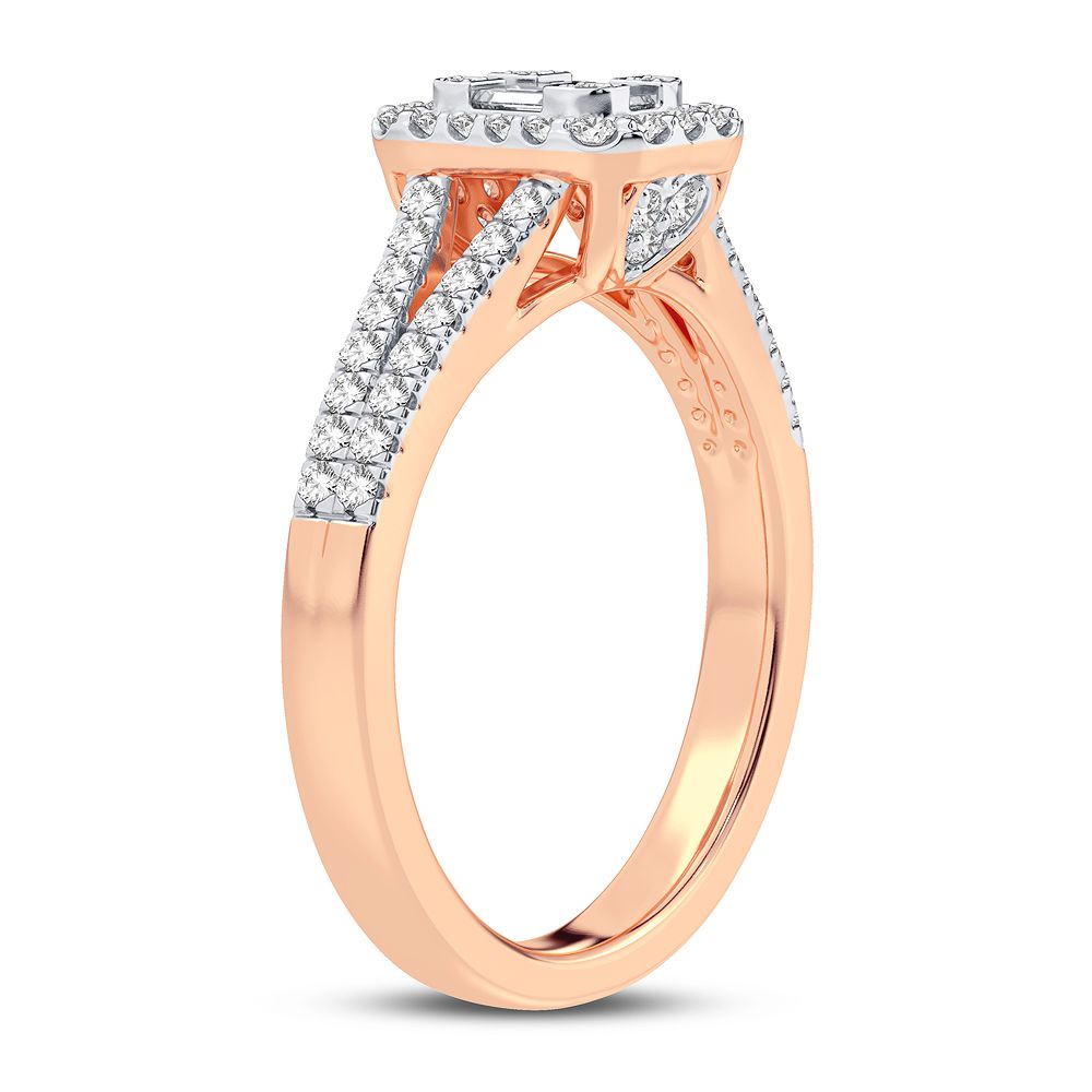 10K 0.40CT DIAMOND RING
