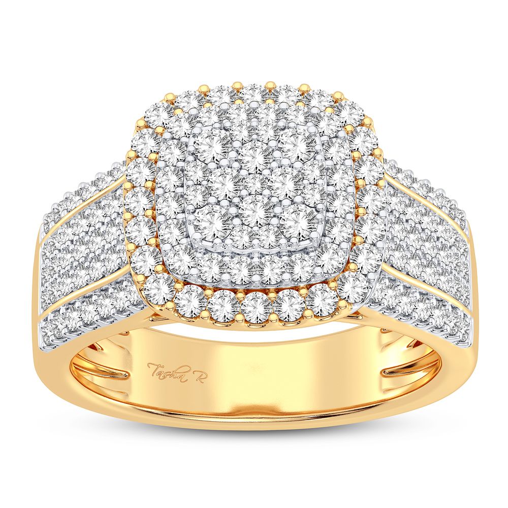 10k Yellow Gold Lab Diamond Fashion Ring - 0.75CT Brilliance