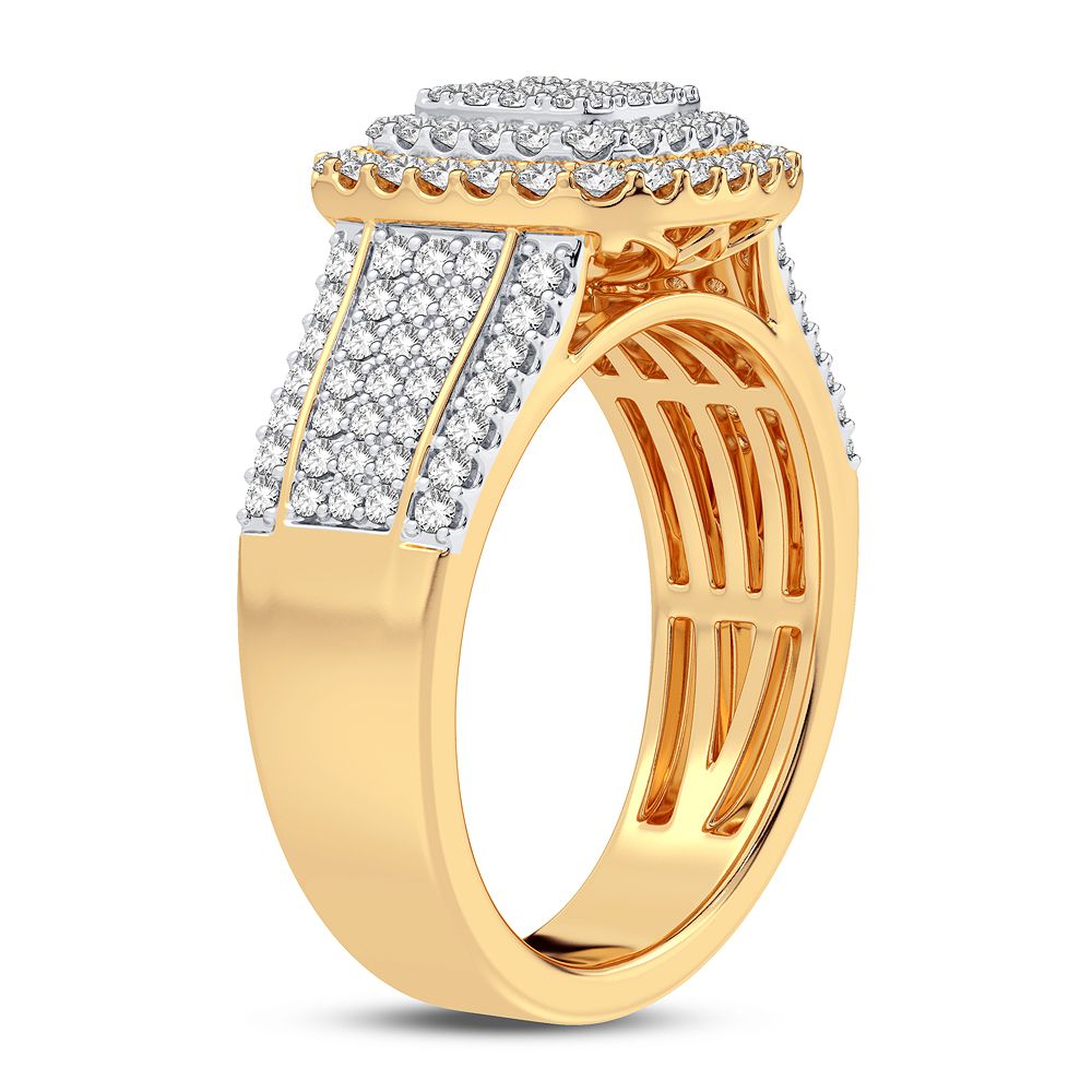 10k Yellow Gold Lab Diamond Fashion Ring - 0.75CT Brilliance