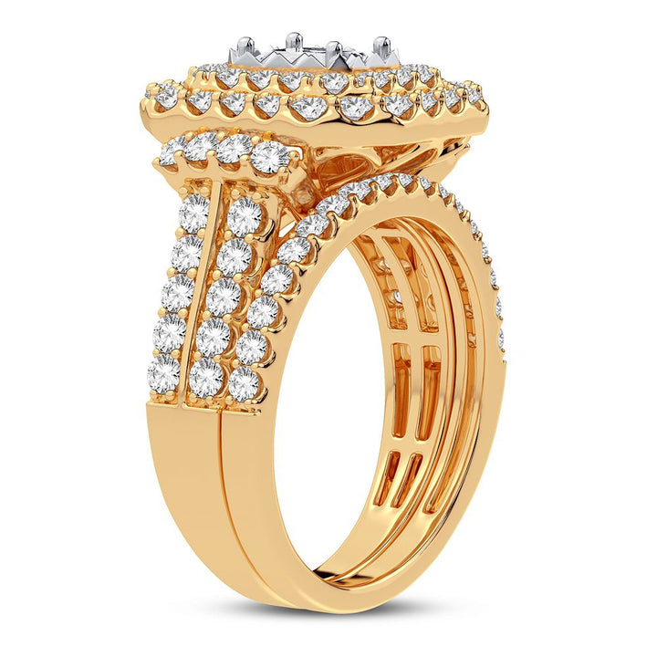 14K Yellow Gold Lab-Grown 2CT Diamond Engagement Ring