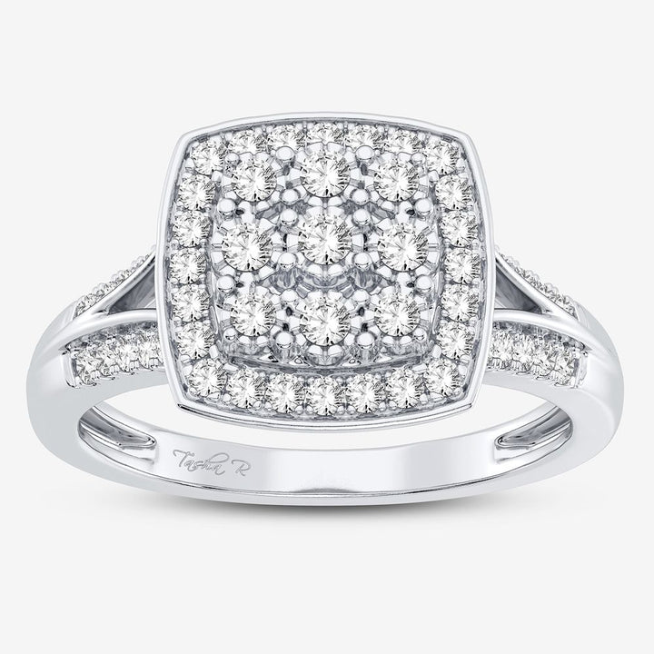 Sparkling 0.25CT Lab Diamond Ring in 10k White Gold