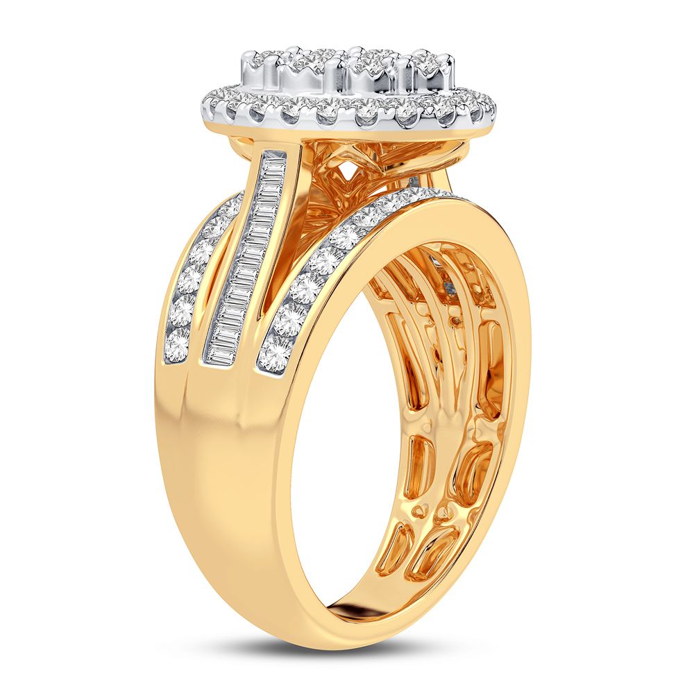 10k Gold 1CT Lab Diamond Womens Fashion Ring - Affordable Shine