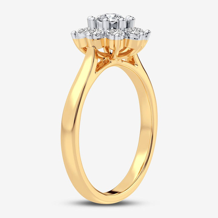 10K 0.10CT DIAMOND RING