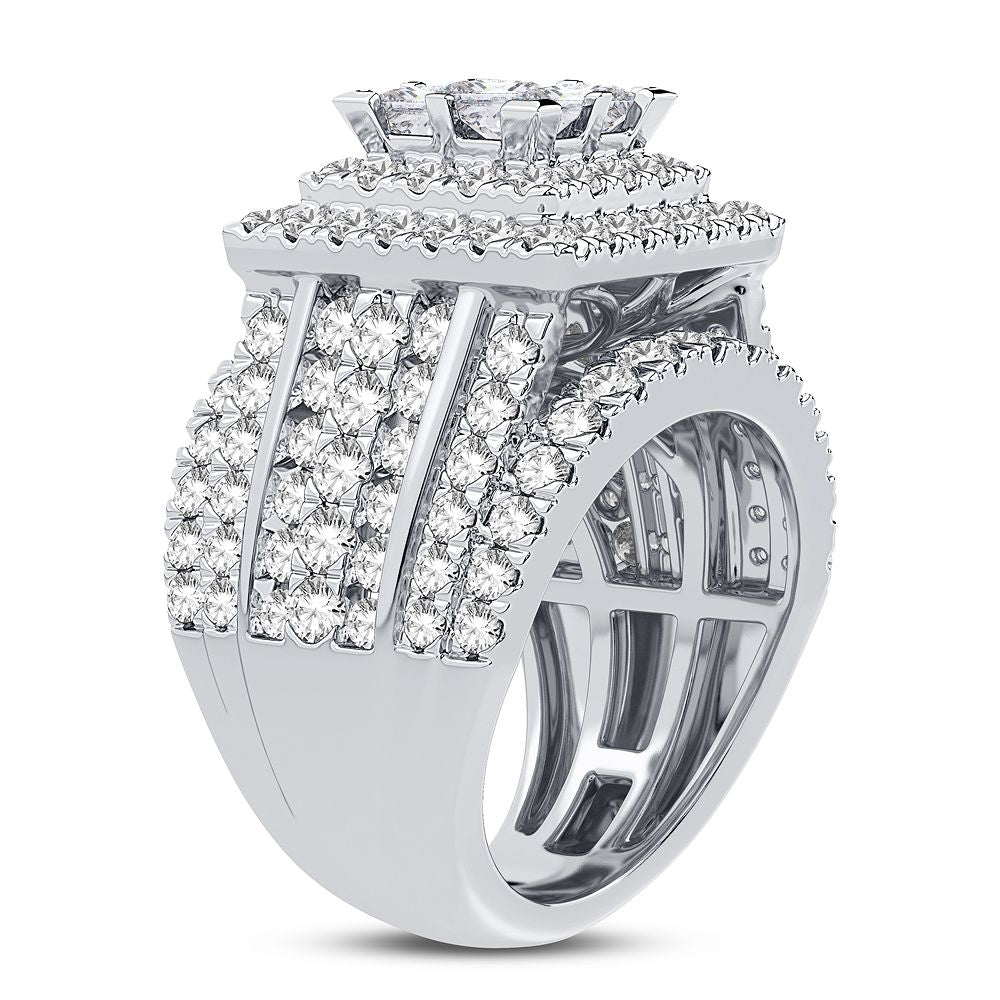 Brilliant 14k White Gold Lab Diamond Engagement Ring