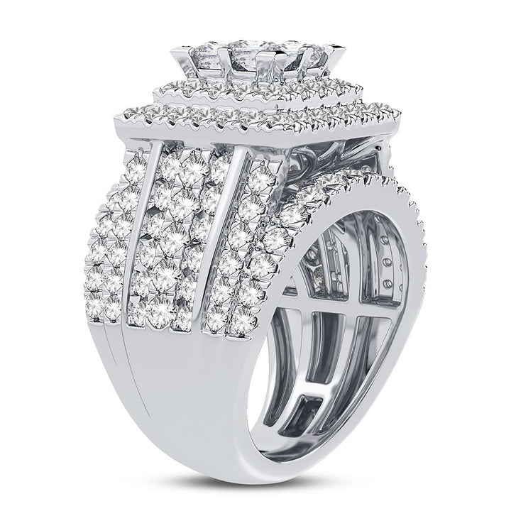 Brilliant 14k White Gold Lab Diamond Engagement Ring