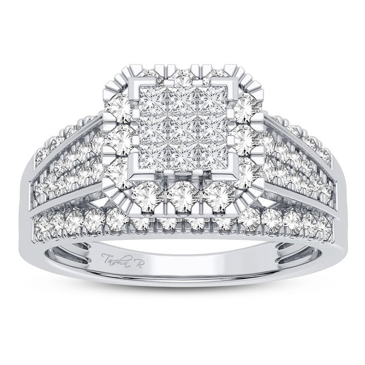 10k White Gold Lab Diamond Solitaire Engagement Ring (1.00CT)