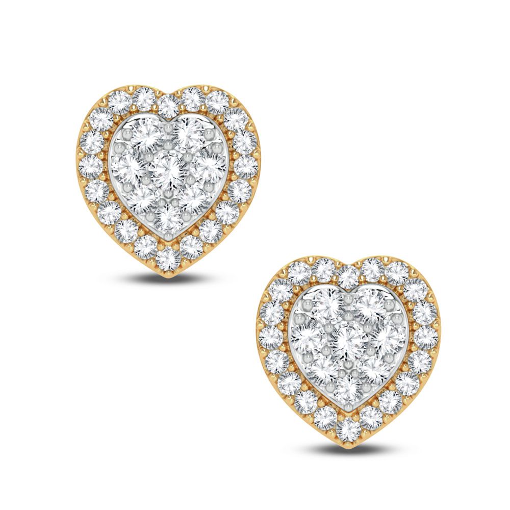 10K 0.75CT DIAMOND EARRING