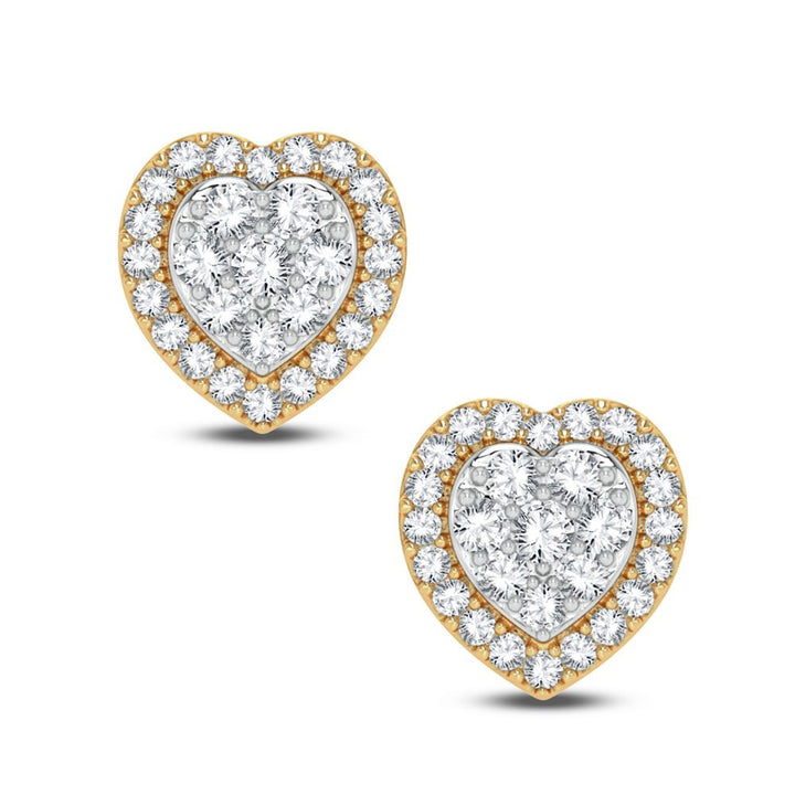 10K 0.75CT DIAMOND EARRING