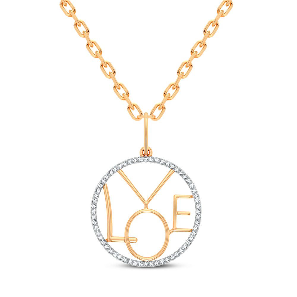 14k Yellow Gold Lab Diamond Pendant: Chic Everyday Sparkle