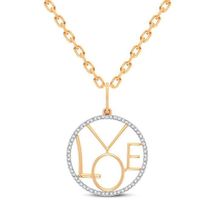 14k Yellow Gold Lab Diamond Pendant: Chic Everyday Sparkle