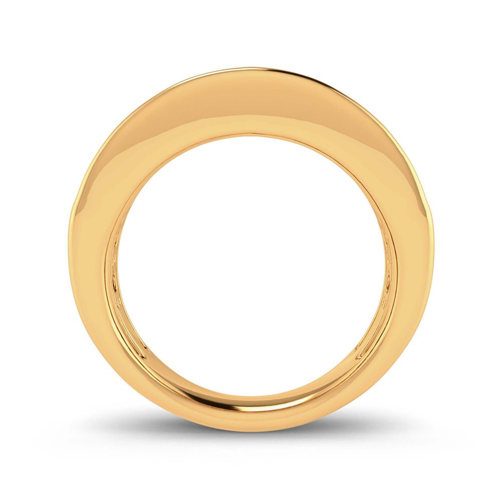 14k Yellow Gold 1ct Lab Diamond Womens Wedding Band