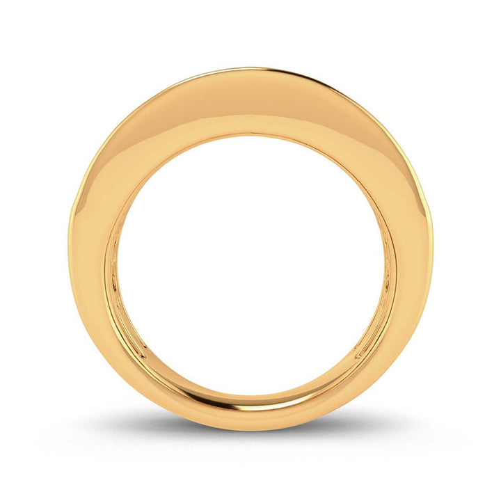 14k Yellow Gold 1ct Lab Diamond Womens Wedding Band