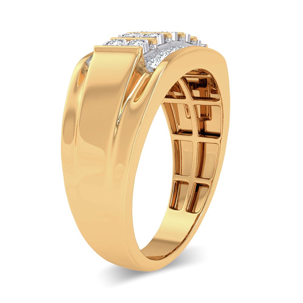 10K 0.25ct Diamond Mens Ring
