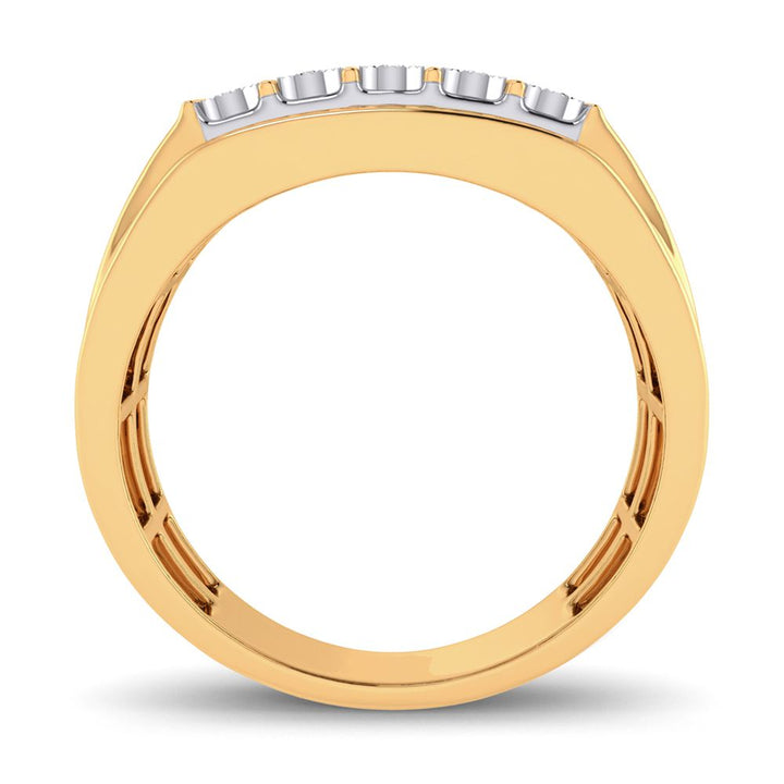 10K 0.25ct Diamond Mens Ring