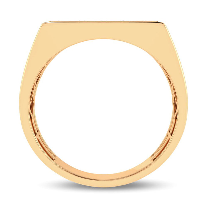 10K 0.20ct Diamond Mens Ring