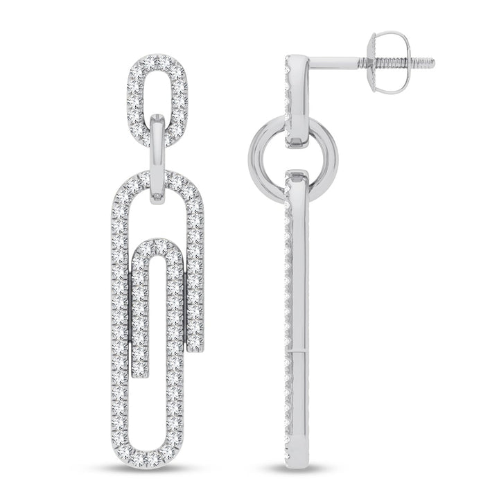 14K 0.33CT DIAMOND EARRING