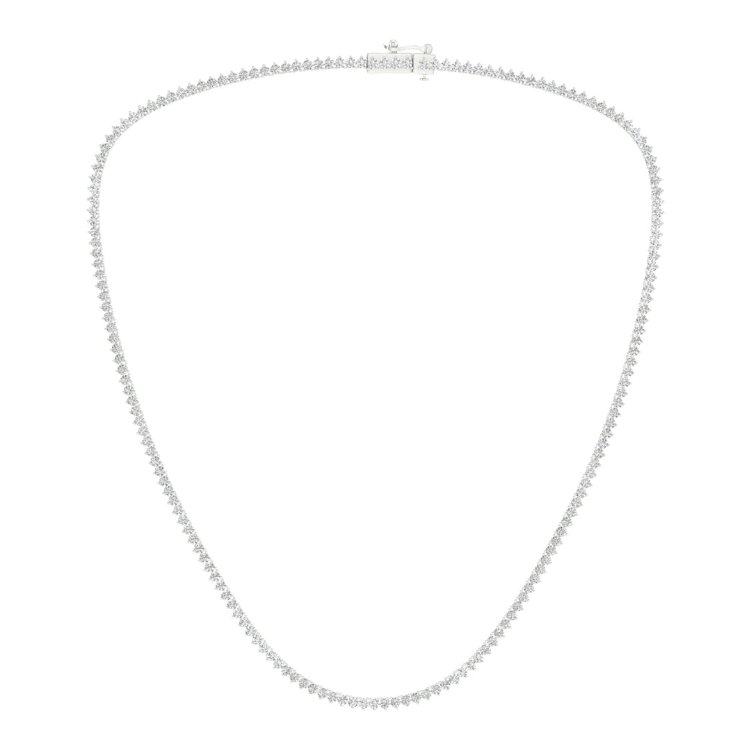 14K 6.00CT Certified Lab Grown Diamond Necklace ( IGI Certified )