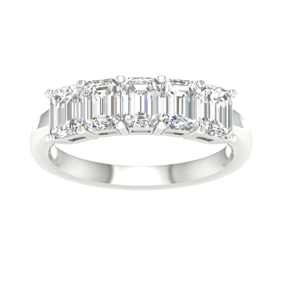 14K 2.00CT Certified Lab Grown Diamond Bands ( IGI Certified )