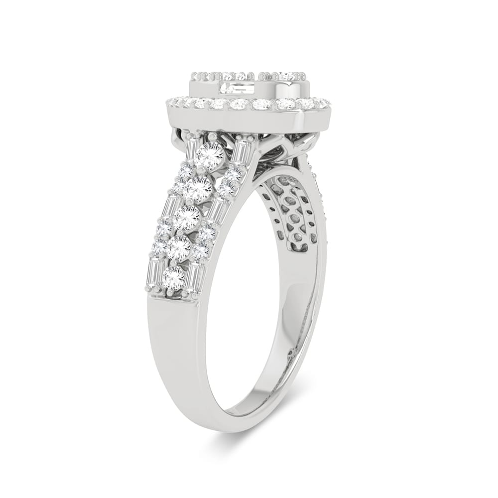 Luminous 14k White Gold 0.75ct Lab Diamond Engagement Ring