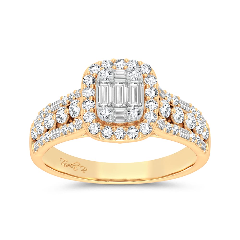 Timeless 14K Yellow Gold 0.75ct Lab Diamond Engagement Ring