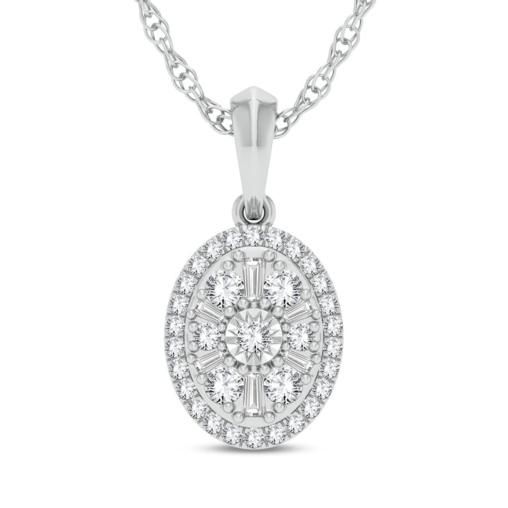 14K 0.25ct Diamond Pendant