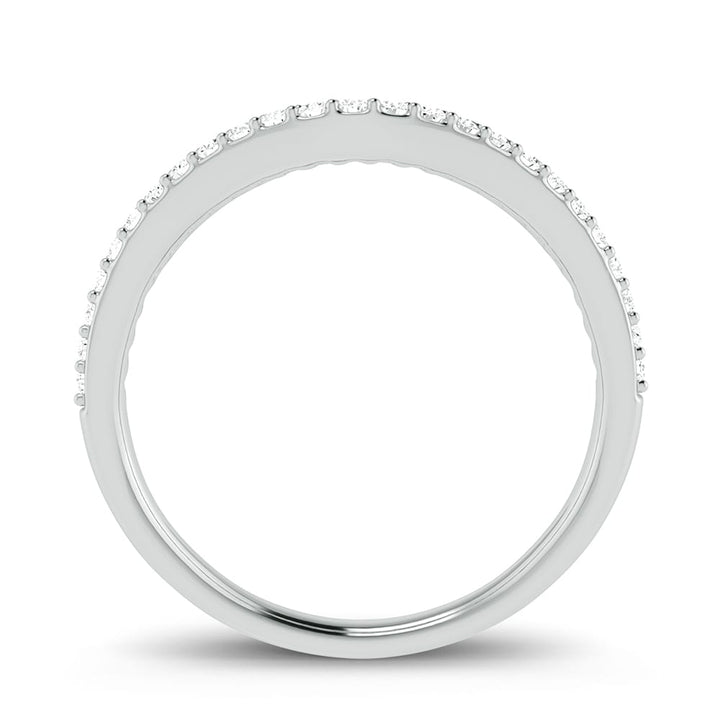 Chic 10k White Gold 0.25ct Lab Diamond Ring Enhancer