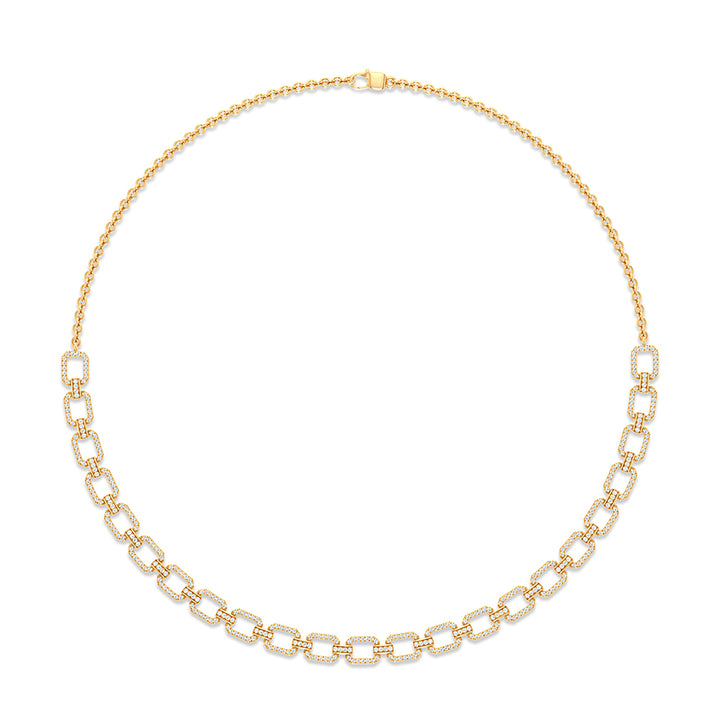 14K 1.00ct Diamond Necklace