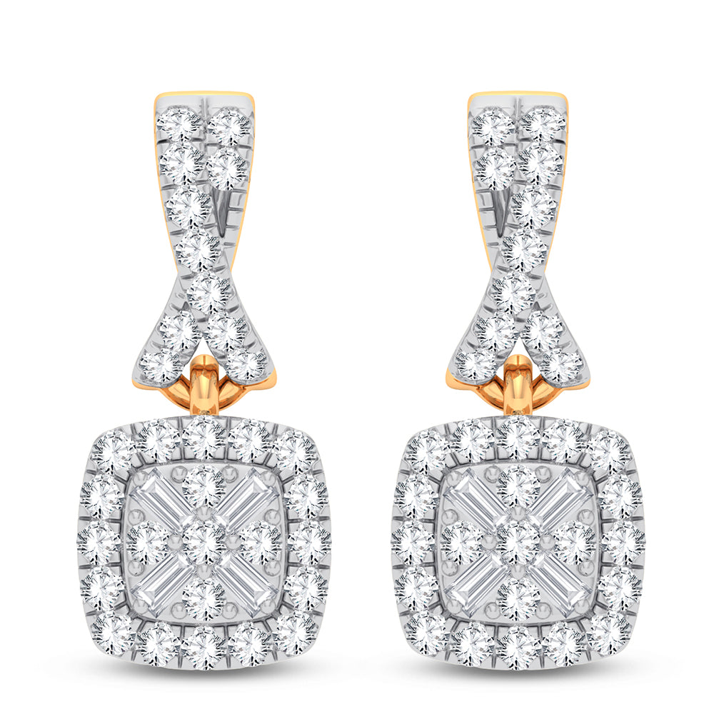 10K 0.33CT DIAMOND EARRING