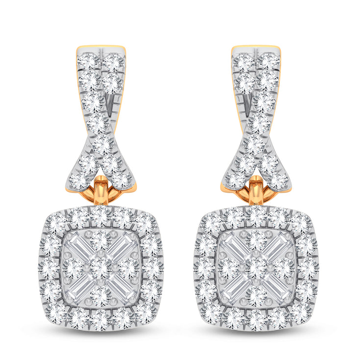 10K 0.33CT DIAMOND EARRING