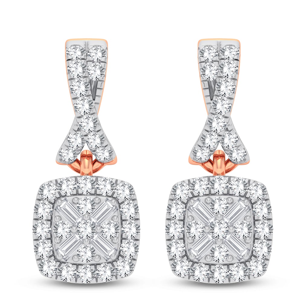 10K 0.33CT DIAMOND EARRING