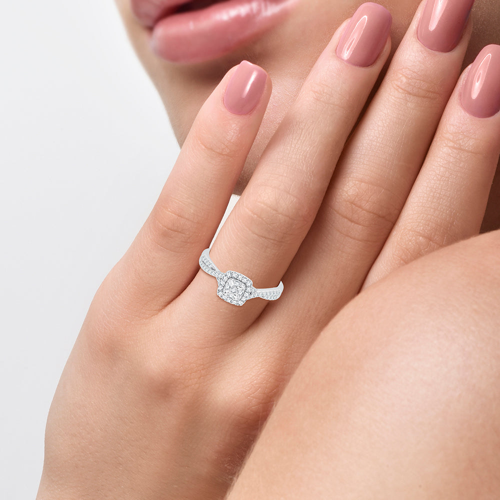 10K 0.25CT DIAMOND RING