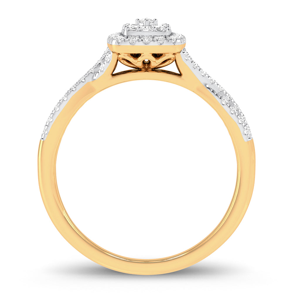 10K 0.25CT DIAMOND RING