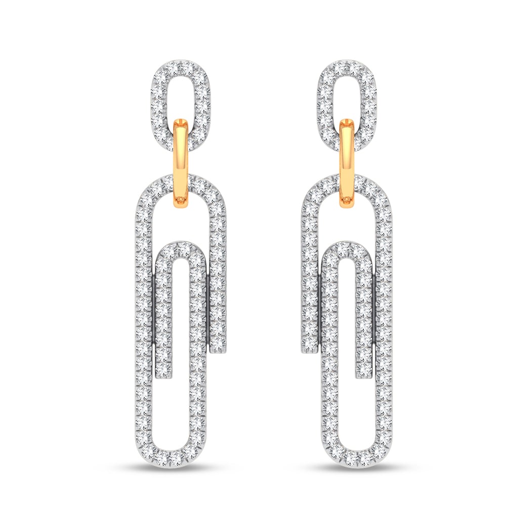 14K 0.33CT DIAMOND EARRING