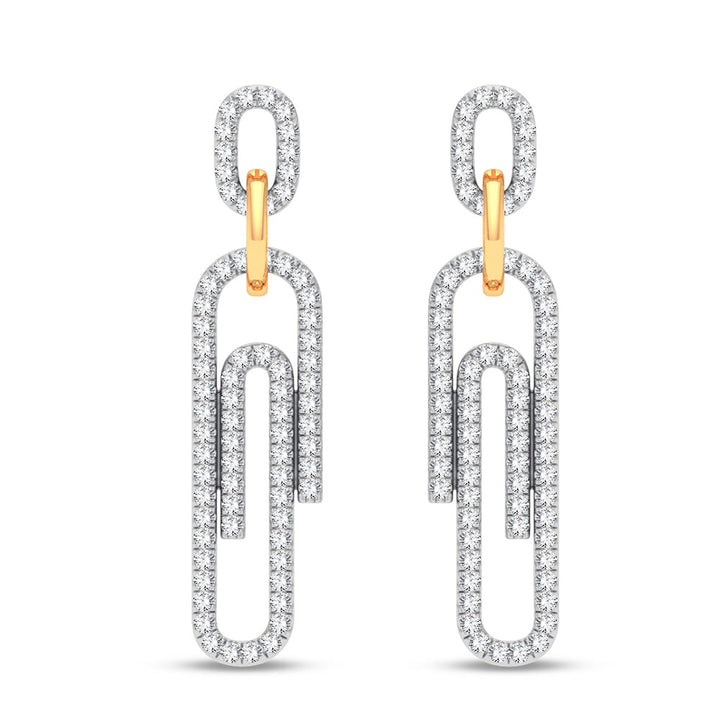 14K 0.33CT DIAMOND EARRING