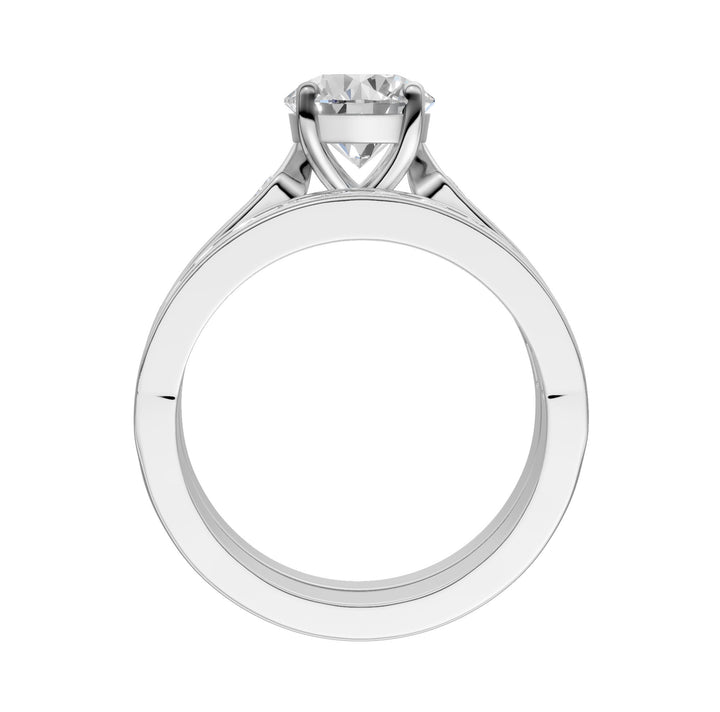 14k White Gold 2CT Lab Grown Diamond Bridal Brilliance Set