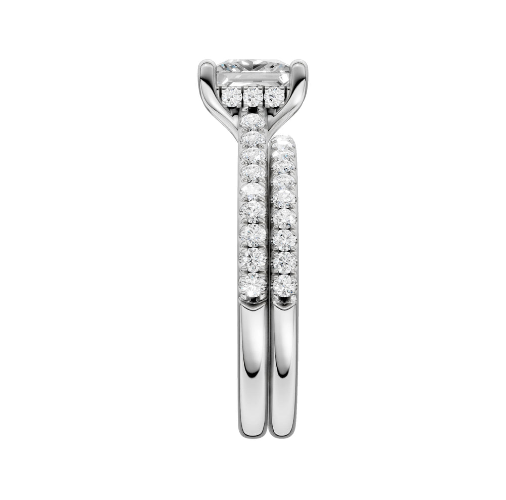 Platinum  2.50CT  Lab Diamond Bridal Ring