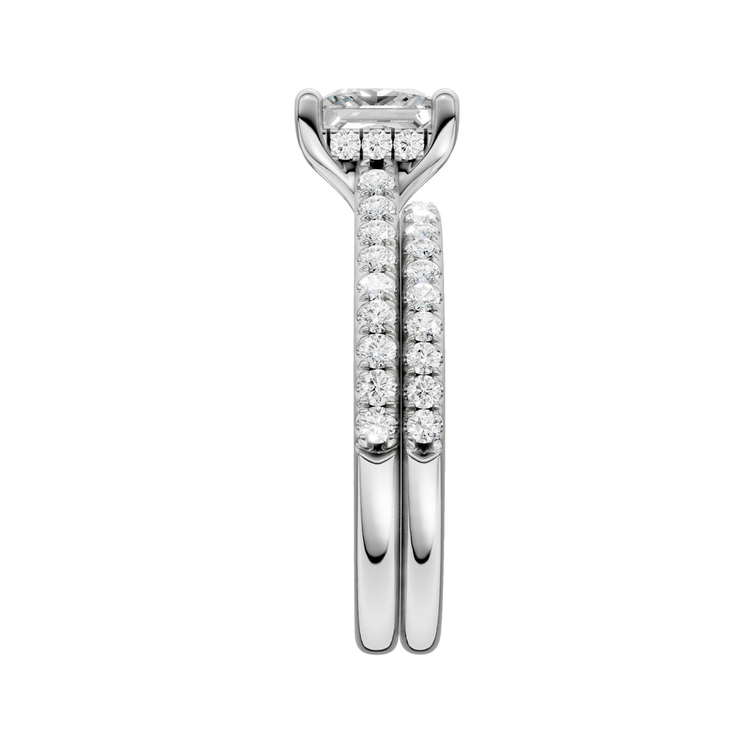 Platinum  2.50CT  Lab Diamond Bridal Ring